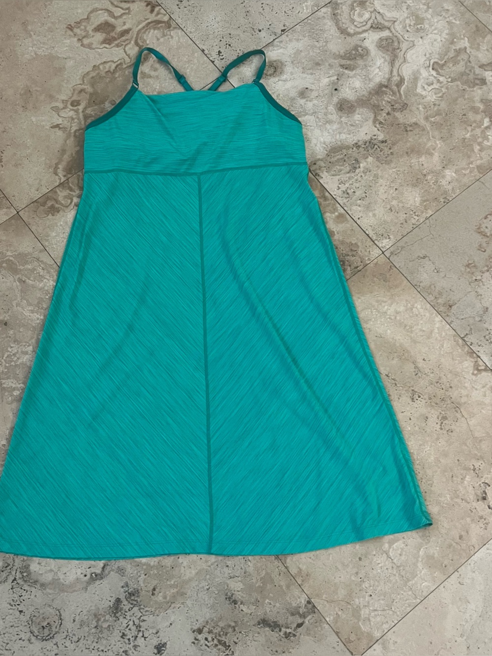 Women’s Teal Strappy A-Line Dress